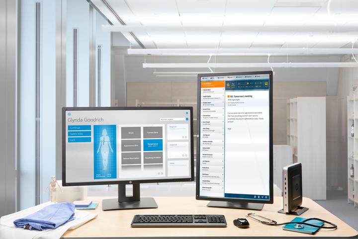 Produktbild HP t630 - Thin Client - Tower - 1 x GX-420GI 2 GHz (AMD GX-420GI, 8 GB)