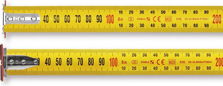 Actual product image Stabila Pocket tape measure BM 300, 10 m, metric 1000 scale (Metric)