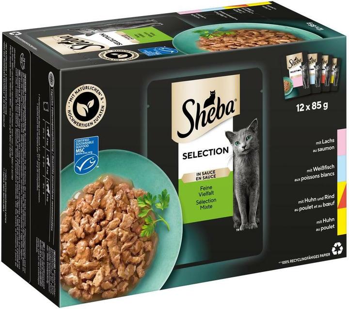 Actual product image Sheba Feine Vielfalt (Adult, 12 pcs., 1020 g)
