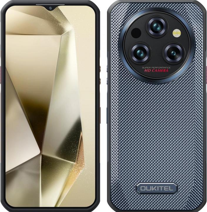 Oukitel WP35 5G (6.6" - NFC - 11.000 mAh - 256 GB, 8 GB RAM) Schwarz (256 GB, Grau, 6.60", 64 Mpx, 5G)