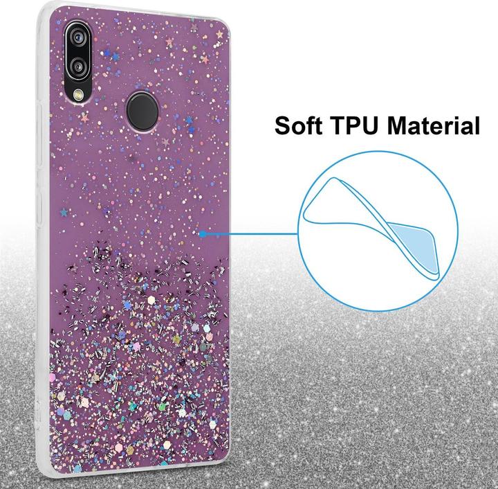 Produktbild Cadorabo TPU Cover funkelnder Glitter (Huawei Nova 3E)