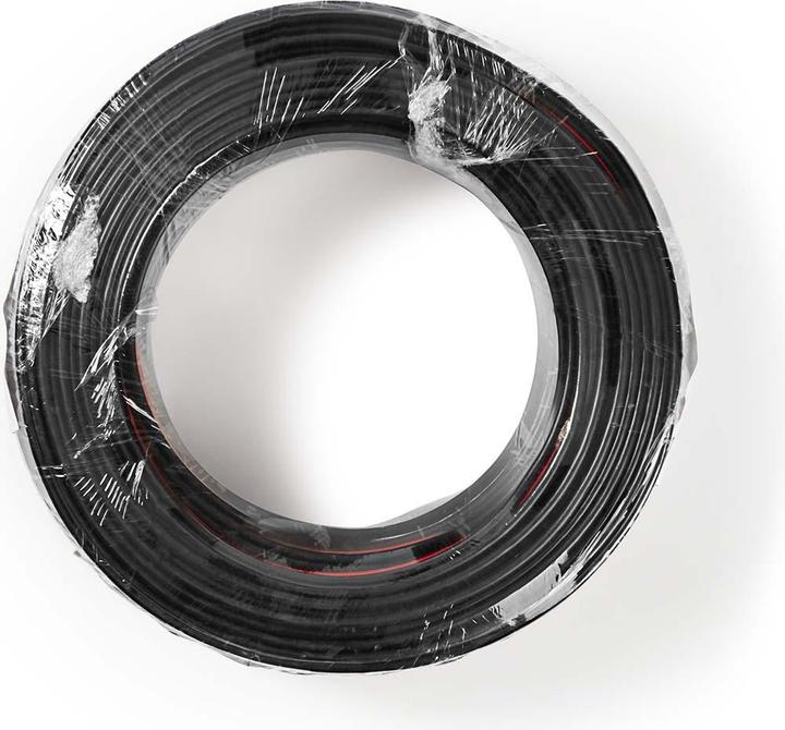 Produktbild Nedis Lautsprecherkabel 2X 1.50 mm² CCA 100.0 m rund PVC Red / Schwarz Eingewickelt (100 m, 1.50 mm²)