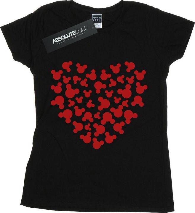 Image du produit Disney - T-shirt MICKEY MOUSE HEART SILHOUETTE - Femme (S)