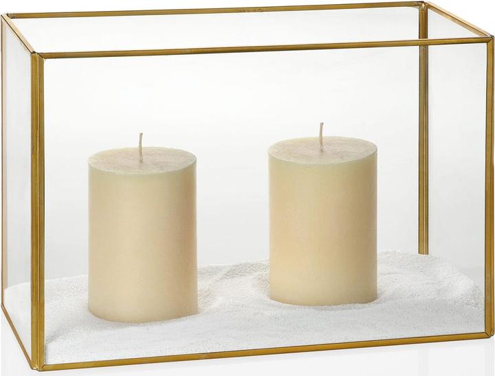 Produktbild Andrea Grosses Terrarium aus Glas & Goldmessing