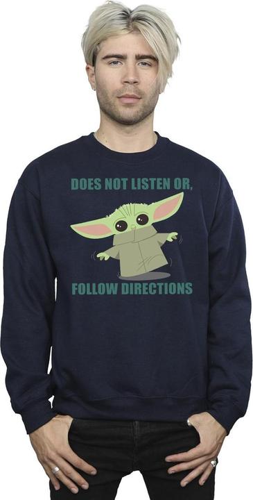 Produktbild Star Wars The Mandalorian Grogu Does Not Listen Sweatshirt (L)