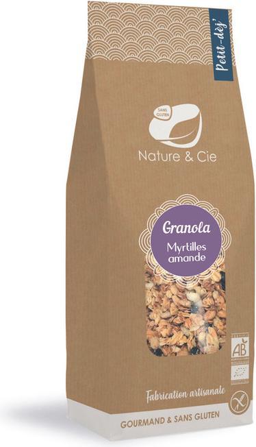 Actual product image Nature et Cie Granola myrtilles-amandes (300 g)