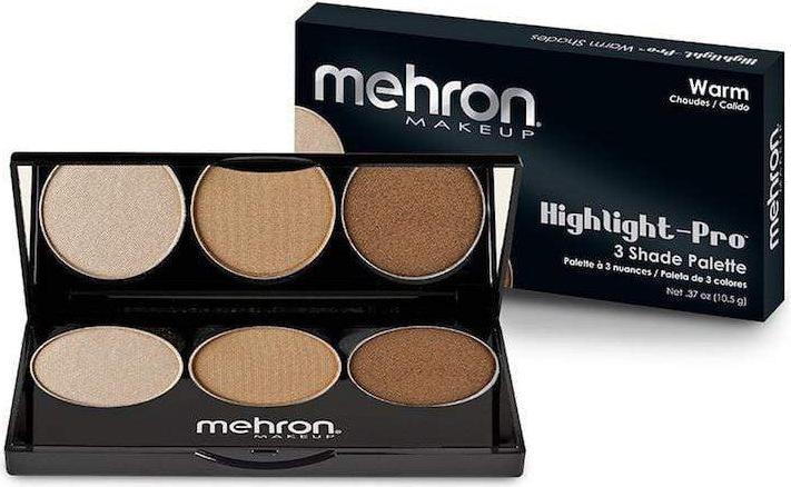 Mehron Highlight Palette Warm (Warm, Highlighter)
