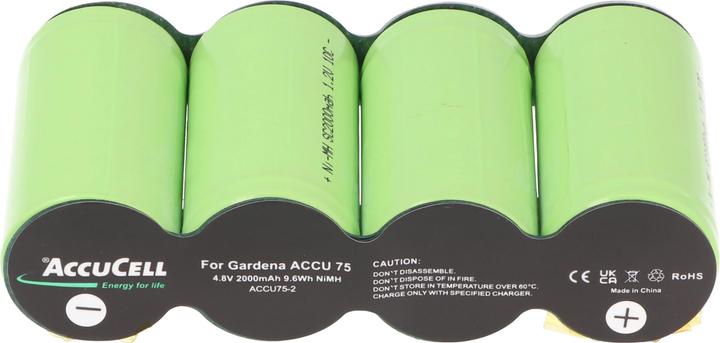 Immagine prodotto AccuCell Batteria Gardena ACCU 75, ACCU75 con capicorda a saldare