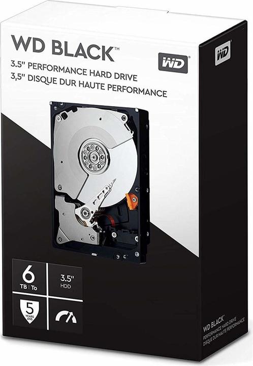 Produktbild WD Black Retail (6 TB, 3.5", CMR)