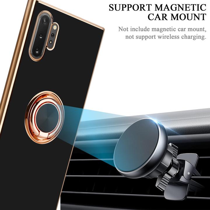 Immagine prodotto Cadorabo Custodia per Samsung Galaxy NOTE 10 PLUS in TPU con protezione per la fotocamera e anello Stile (Samsung Galaxy Note 10 Plus)