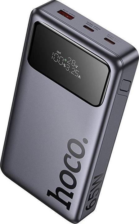 Actual product image Hoco - Q40 Leader PD65W Powerbank mit digitalem Display, 25000mAh, dunkelgrau (25000 mAh, 65 W)