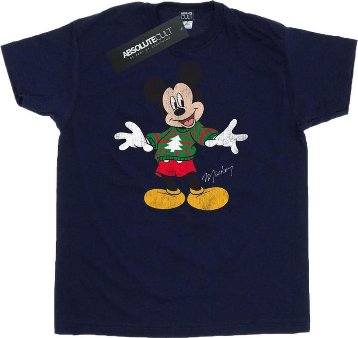 Produktbild Disney Mickey Mouse Christmas Jumper TShirt (XXL)