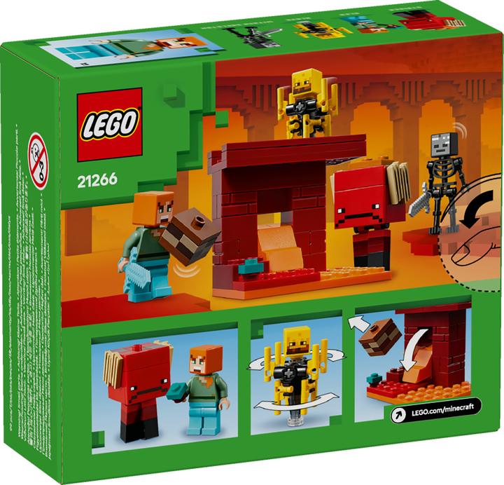 Immagine prodotto LEGO Das Lava-Duell im Nether (21266, LEGO Minecraft)