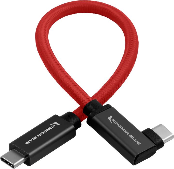 Immagine prodotto Kondor Blue Cavo da USB C a USB C per la registrazione e la ricarica di SSD - 8K Data e Power Delivery (destra) (USB 3.1)