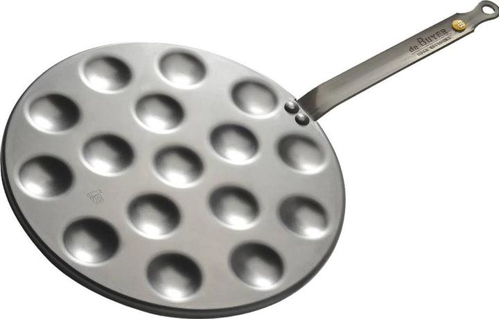 Actual product image de Buyer Mineral B Element Poffertjes Pan Induction (27 cm, Frying pan, Steel)