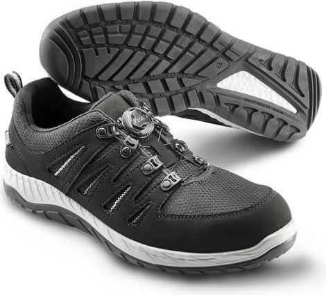 Elten Shoes Maddox Boa Low ESD S3 SRC, black / gray 44 (S3, 44)