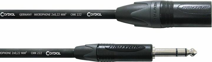 Produktbild Cordial CPM 10 MV - Studiokabel / Sym. Klinken-Verbindungskabel NEUTRIK (10 m, XLR, 6.3mm Klinke (Jack))