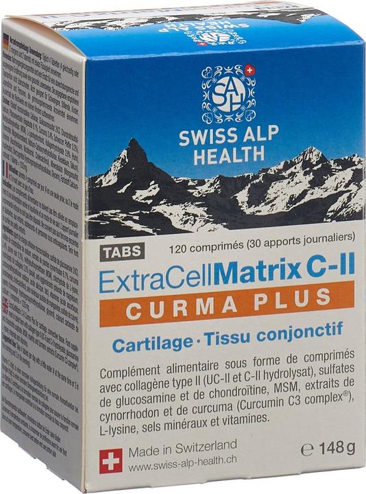 Produktbild Swiss Alp Health Matrix C-II Curma Plus (120 Stück, Tabletten, 205 g)