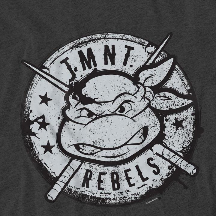 Immagine prodotto Teenage Mutant NT Rebels Maglietta Logo Effetto Invecchiato Adulto Unisex (L)