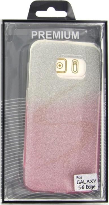 Actual product image OEM TPU Case Shine for Samsung Galaxy S6 Edge pink (Samsung Galaxy S6 Edge)