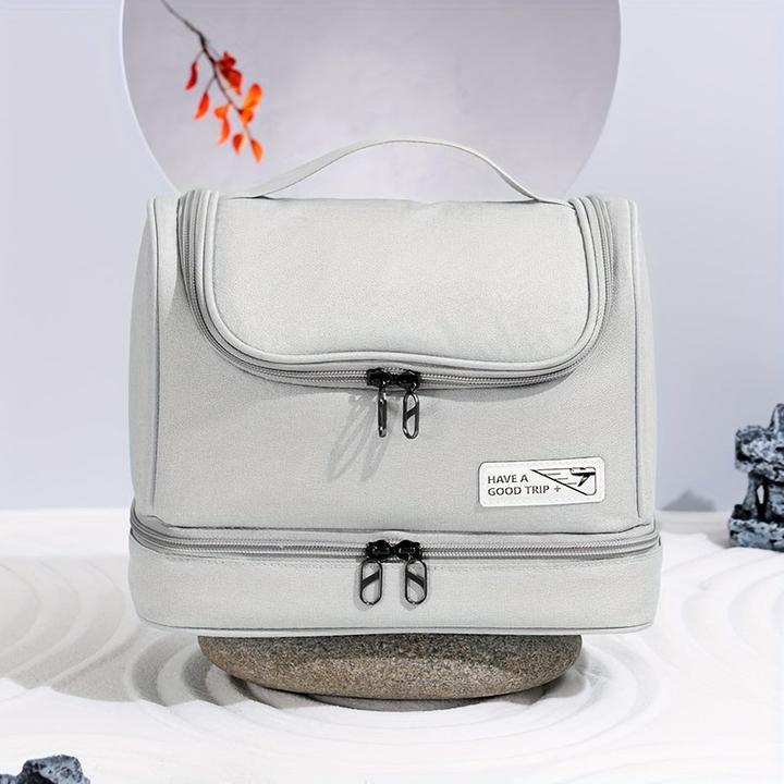 Only-Bags.Store Trockene und nasse getrennte Kulturtasche, Reise-Kosmetik-Aufbewahrungstasche mit grossem