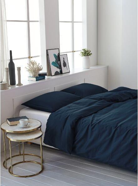 Actual product image Living Home Uni Satin 100 (Pillowcase, 50 x 70 cm)