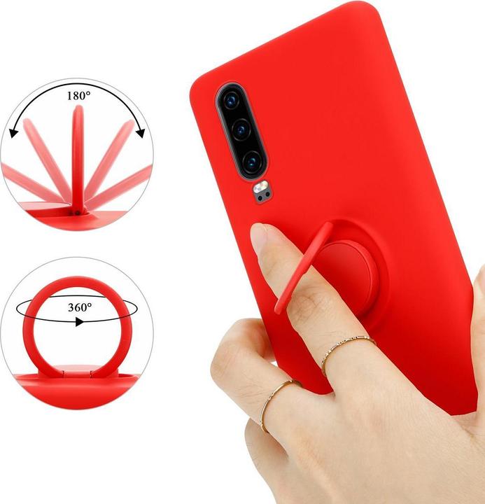 Produktbild Cadorabo TPU Liquid Ring Silicone Case Hülle (Huawei P30)