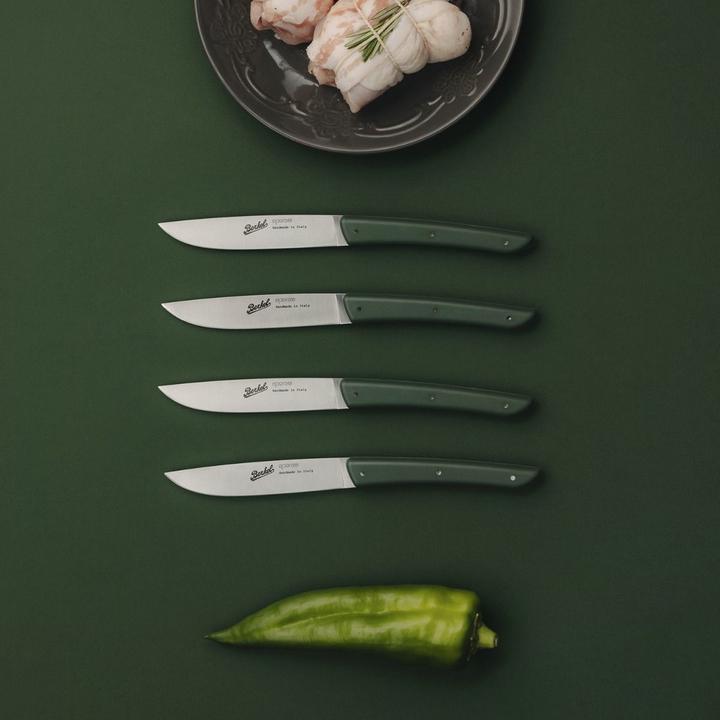 Immagine prodotto Berkel Set di coltelli da bistecca 4 pezzi colore verde (4 Pezzo/i, Coltello)
