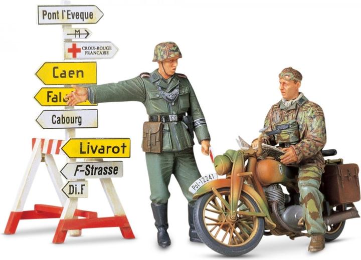 Tamiya 1:35 Diorama set motorcycle m.Wegwei.(2)
