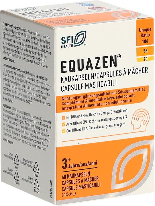 Equazen IQ Equazen Kaukapseln/Capsules à mâcher/Capsule masticabili Ds 60 Stk (60 Stück, Kapseln, 75 g)