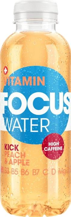 Produktbild Focuswater kick Pfirsich/Apfel (500ml) (Pfirsich, Apfel, 1 x)