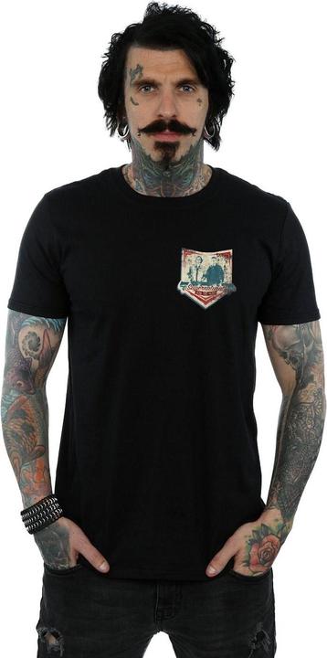 Actual product image Supernatural Mens Winchester Breast Print T-Shirt (S)