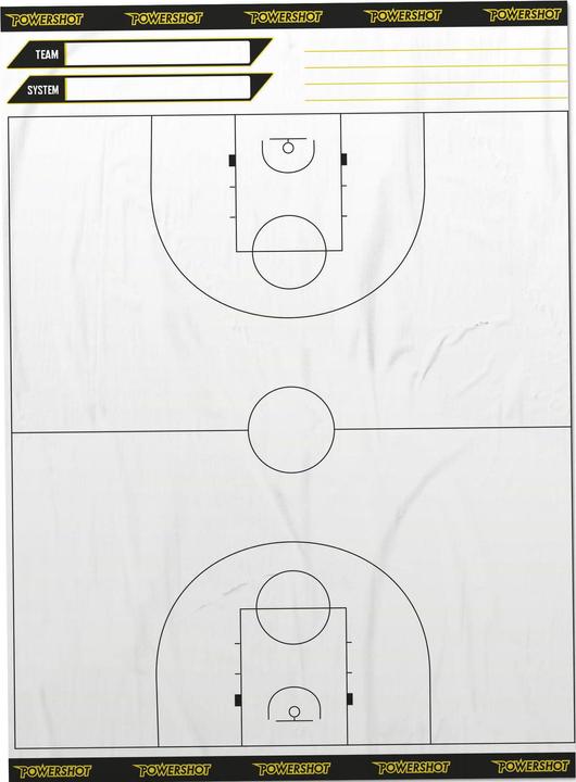 Produktbild Power Shot Rolle mit 20 Tactical Basketball Sheets Powershot