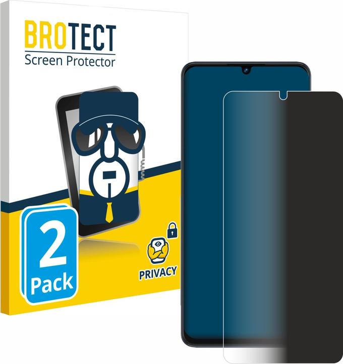 Produktbild BROTECT Sichtschutzfolie Anti-Spy Privacy Folie Blaulicht-Schutz (2 Stück, ZTE Blade V50)
