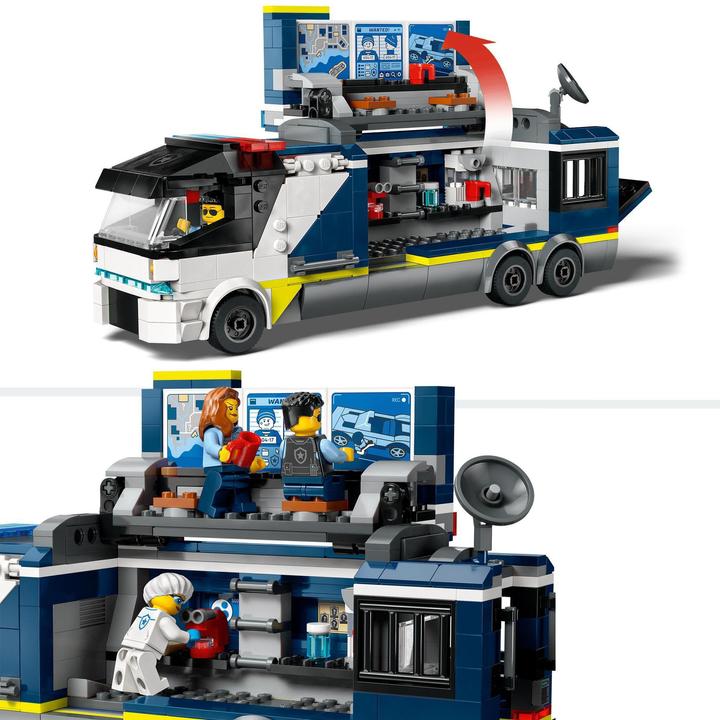 Actual product image LEGO 60418 Police truck with laboratory (60418, LEGO City)