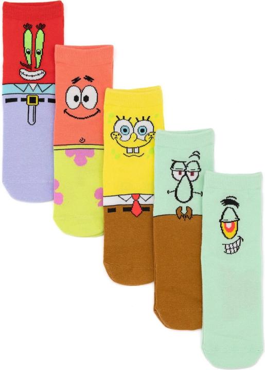 Spongebob Squarepants Socken (5erPack) (5er Pack, 22 - 24)