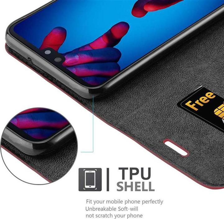 Produktbild Cadorabo Book Invisible Magnet Cover (Huawei P20)