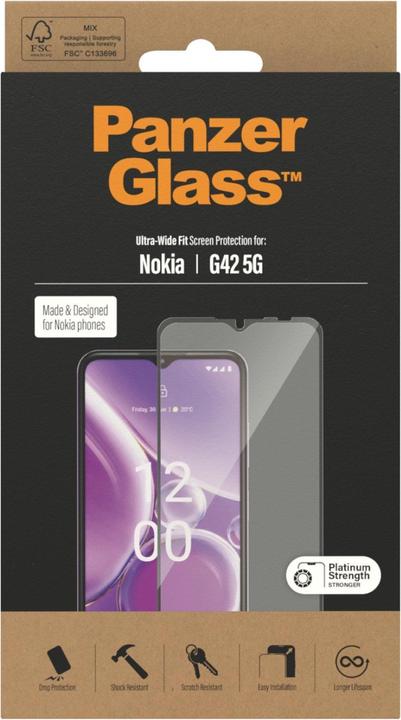 Immagine prodotto PanzerGlass Ultra-Wide Fit (1 Pezzo/i, Nokia G42)
