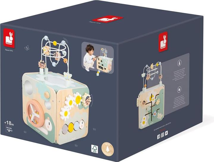 Actual product image Janod Multi activity cube