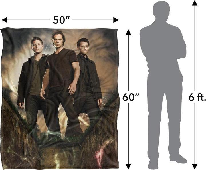 Produktbild Supernatural Decke Gruppenpose (152 x 127 cm)