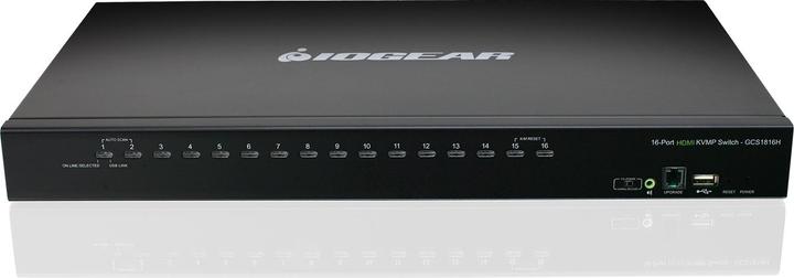 Actual product image Iogear 16-Port USB HDMI KVMP Switch