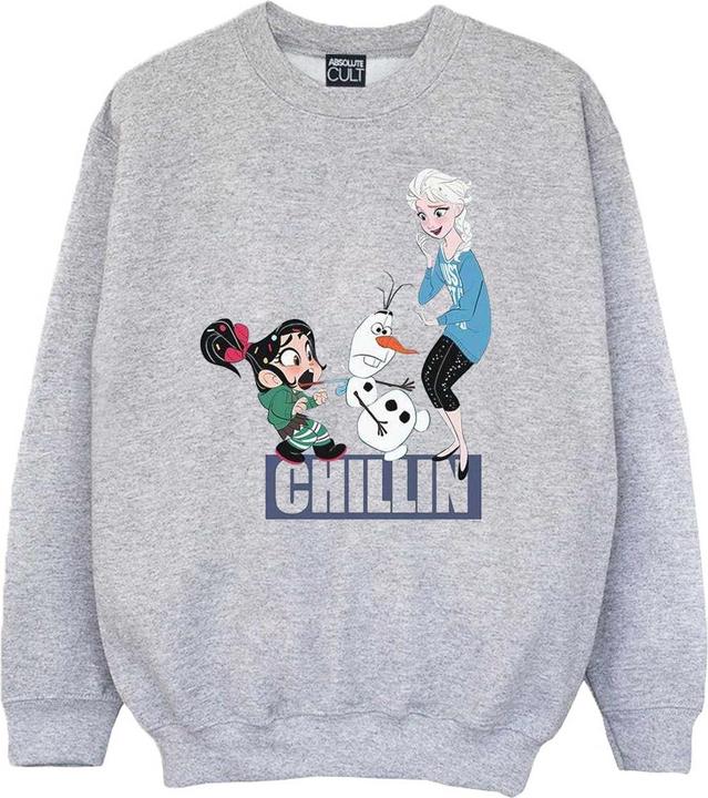 Produktbild Disney Wreck It Ralph Elsa And Vanellope Sweatshirt Jungen (152, 158)