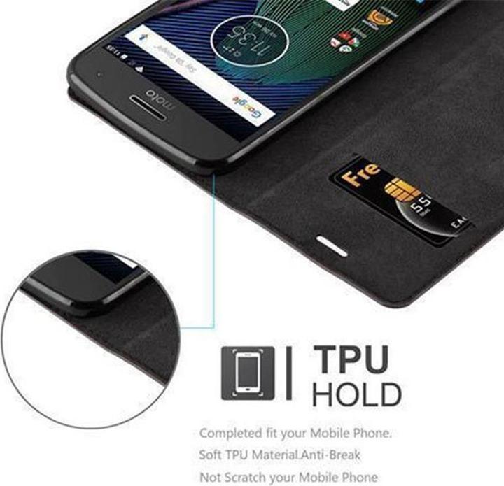 Produktbild Cadorabo Book Invisible Magnet Cover (Motorola Moto G5)