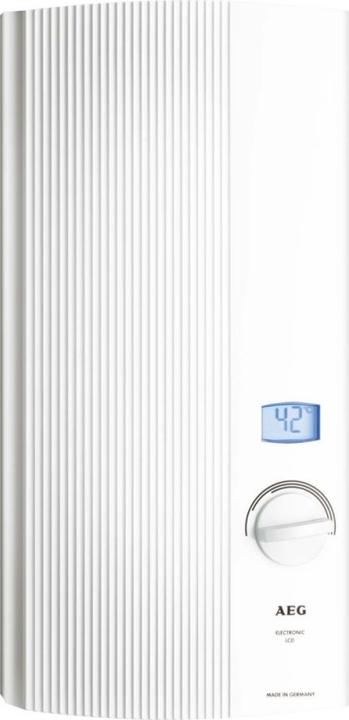 Produktbild AEG Haustechnik DDLE LCD 27 kW Elektronischer Durchlauferhitzer, gradgenaue Temperaturwahl mit LC-Display