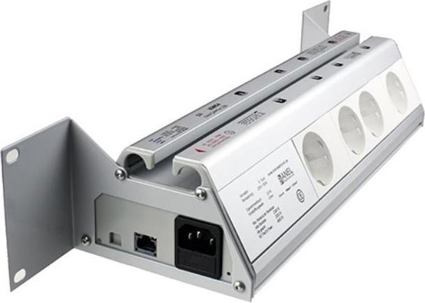 Anel NET-PWRCTRL ADV POWER 19" - 19", 8 independent controlled over Ethernet/Internet browser, 4.6KW (8 x, 1.80 m)