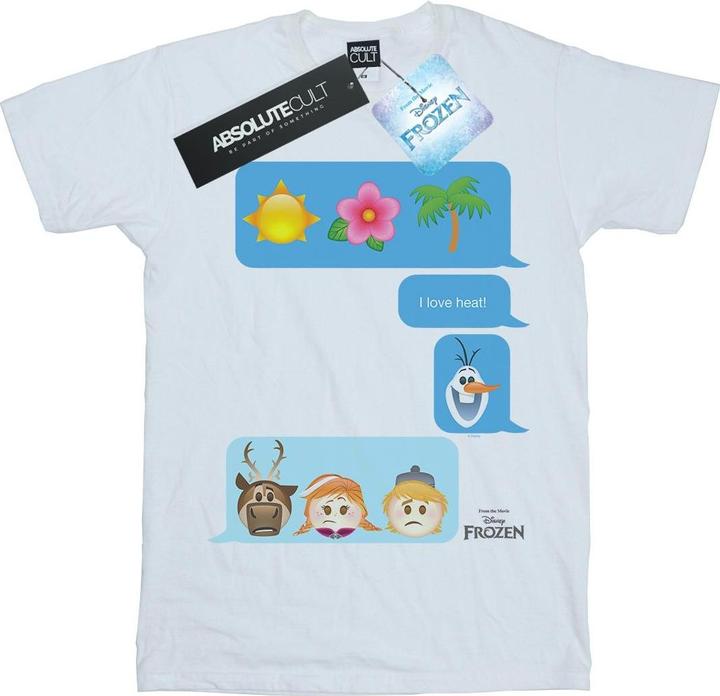 Immagine prodotto Disney Frozen I Love Heat Maglietta Ampia Donna (XL)