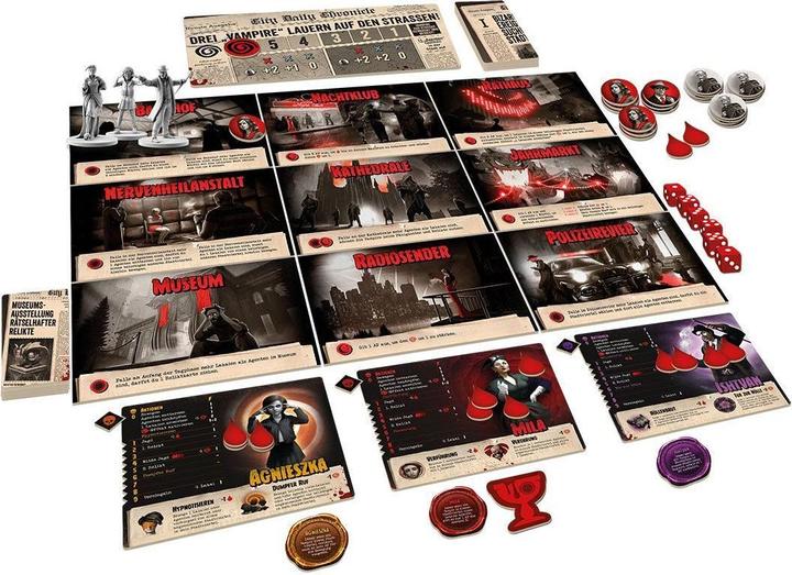 Produktbild Asmodée Kennerspiel Masters of the Night (Deutsch)