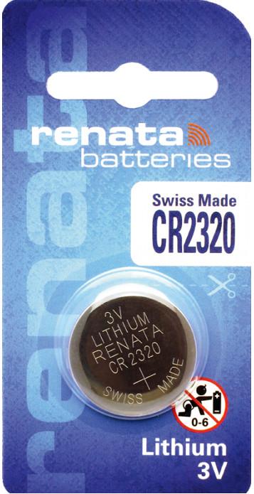 Actual product image Renata CR2320 Button cell CR 2320 Lithium 150 mAh 3 V 1 pc. (10 pcs., CR2320)