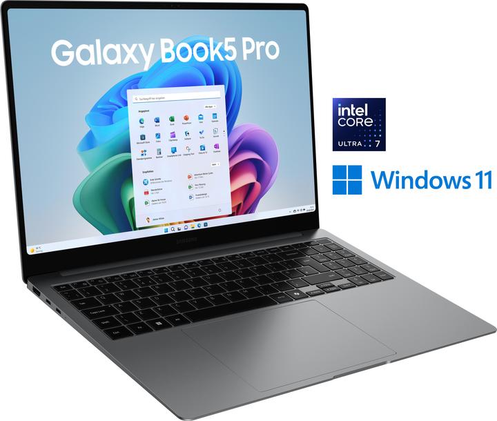 Produktbild Samsung Galaxy Book5 Pro (16", Intel Core Ultra 7 258V, 32 GB, 1000 GB, DE)