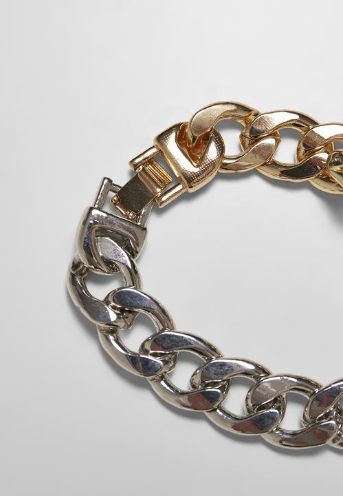 Produktbild Urban Classics Heavy Two-Tone Bracelet (21 cm, 100% Baumwolle)